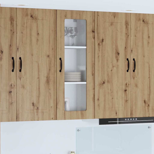 vidaXL Diskmaskin panel Kalmar Artisan Ek 40 x 31 x 100 cm