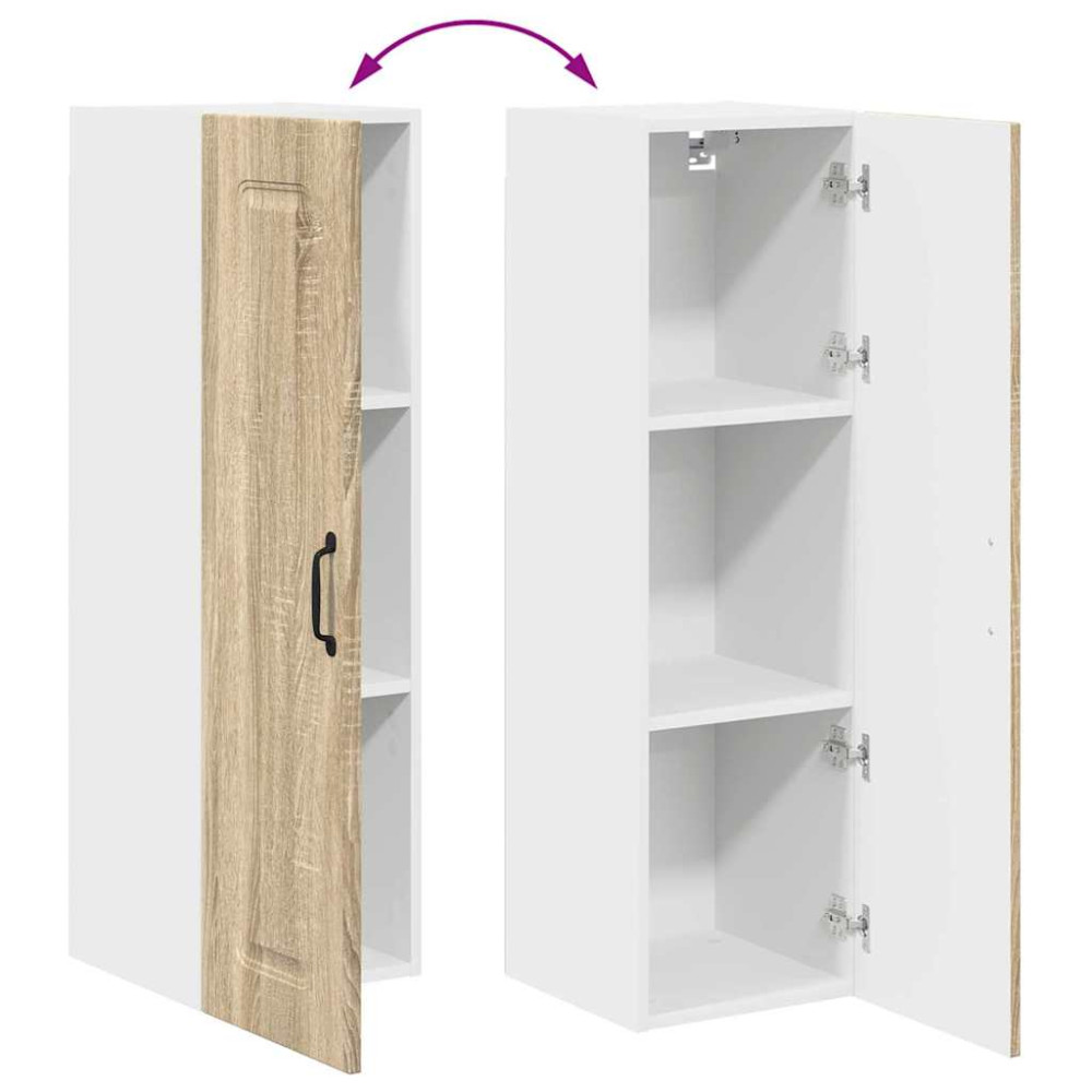 Produktbild för Diskmaskin panel Kalmar Sonoma-ek 30 x 31 x 100 cm