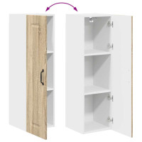 Produktbild för Diskmaskin panel Kalmar Sonoma-ek 30 x 31 x 100 cm
