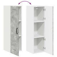 Produktbild för Diskmaskin panel Kalmar Betonggrå 30 x 31 x 100 cm