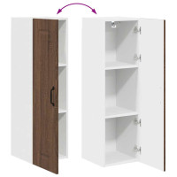 Produktbild för Diskmaskin panel Kalmar Brun Ek 30 x 31 x 100 cm