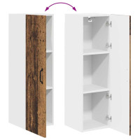 Produktbild för Diskmaskin panel Kalmar Gammalt trä 30 x 31 x 100 cm