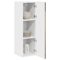 Produktbild för Diskmaskin panel Kalmar Gammalt trä 30 x 31 x 100 cm