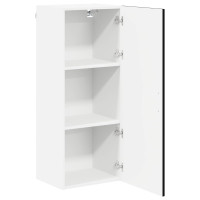 Produktbild för Diskmaskin panel Kalmar Svart 40 x 31 x 100 cm Konstruerat trä