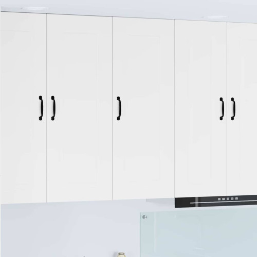 vidaXL Diskmaskin panel Kalmar Högblanka vita 40 x 31 x 100 cm