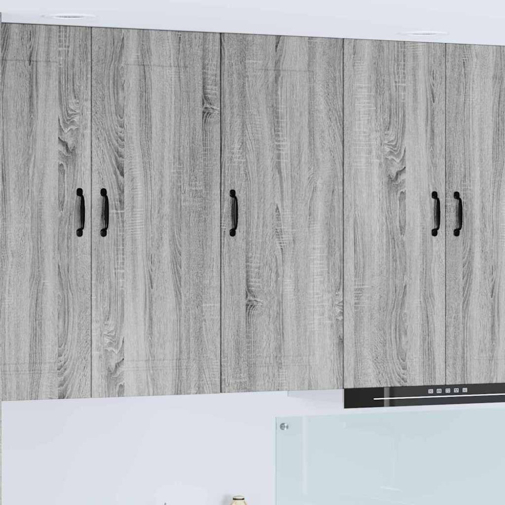 Produktbild för Diskmaskin panel Kalmar Grå Sonoma 40 x 31 x 100 cm