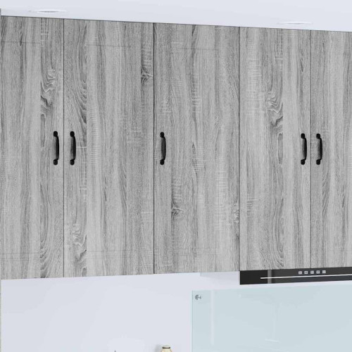 vidaXL Diskmaskin panel Kalmar Grå Sonoma 40 x 31 x 100 cm