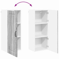 Produktbild för Diskmaskin panel Kalmar Grå Sonoma 40 x 31 x 100 cm