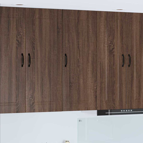 vidaXL Diskmaskin panel Kalmar Brun Ek 40 x 31 x 100 cm