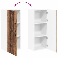 Produktbild för Diskmaskin panel Kalmar Gammalt trä 40 x 31 x 100 cm