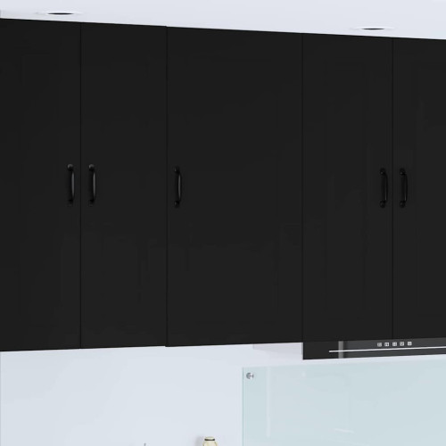 vidaXL Diskmaskin panel Kalmar Svart 50 x 31 x 100 cm Konstruerat trä
