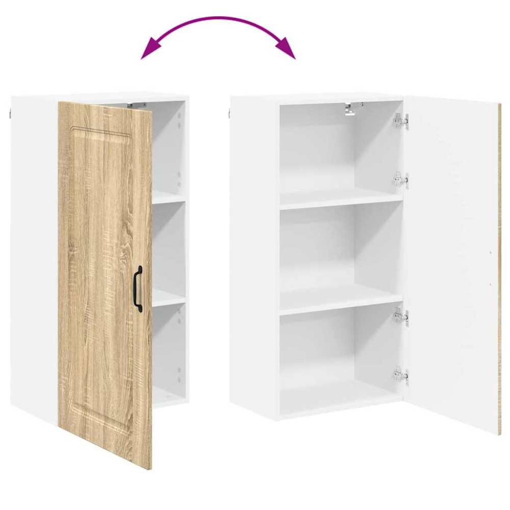 Produktbild för Diskmaskin panel Kalmar Sonoma-ek 50 x 31 x 100 cm