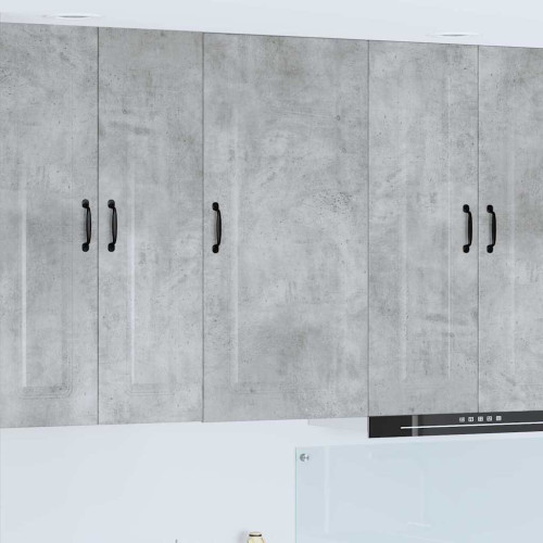 vidaXL Diskmaskin panel Kalmar Betonggrå 50 x 31 x 100 cm