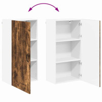 Produktbild för Diskmaskin panel Kalmar Rökt ek 50 x 31 x 100 cm