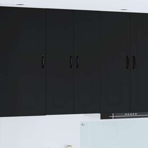vidaXL Diskmaskin panel Kalmar Svart 60 x 31 x 100 cm Konstruerat trä