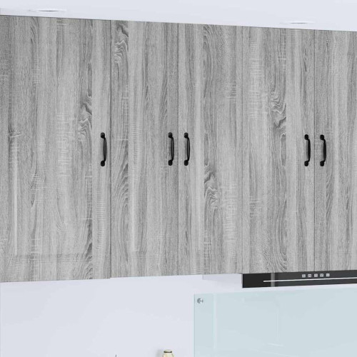 vidaXL Diskmaskin panel Kalmar Grå Sonoma 60 x 31 x 100 cm
