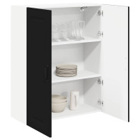 Produktbild för Diskmaskin panel Kalmar Svart 80 x 31 x 100 cm Konstruerat trä