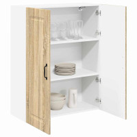 Produktbild för Diskmaskin panel Kalmar Sonoma-ek 80 x 31 x 100 cm
