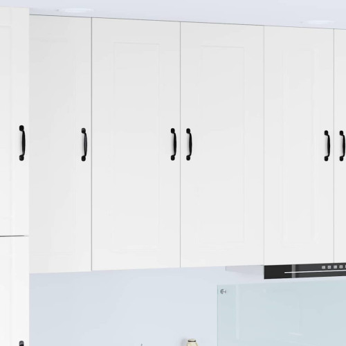 vidaXL Diskmaskin panel Kalmar Högblanka vita 80 x 31 x 100 cm