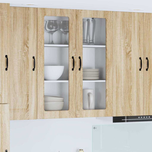 vidaXL Diskmaskin panel Kalmar Sonoma-ek 80 x 31 x 100 cm