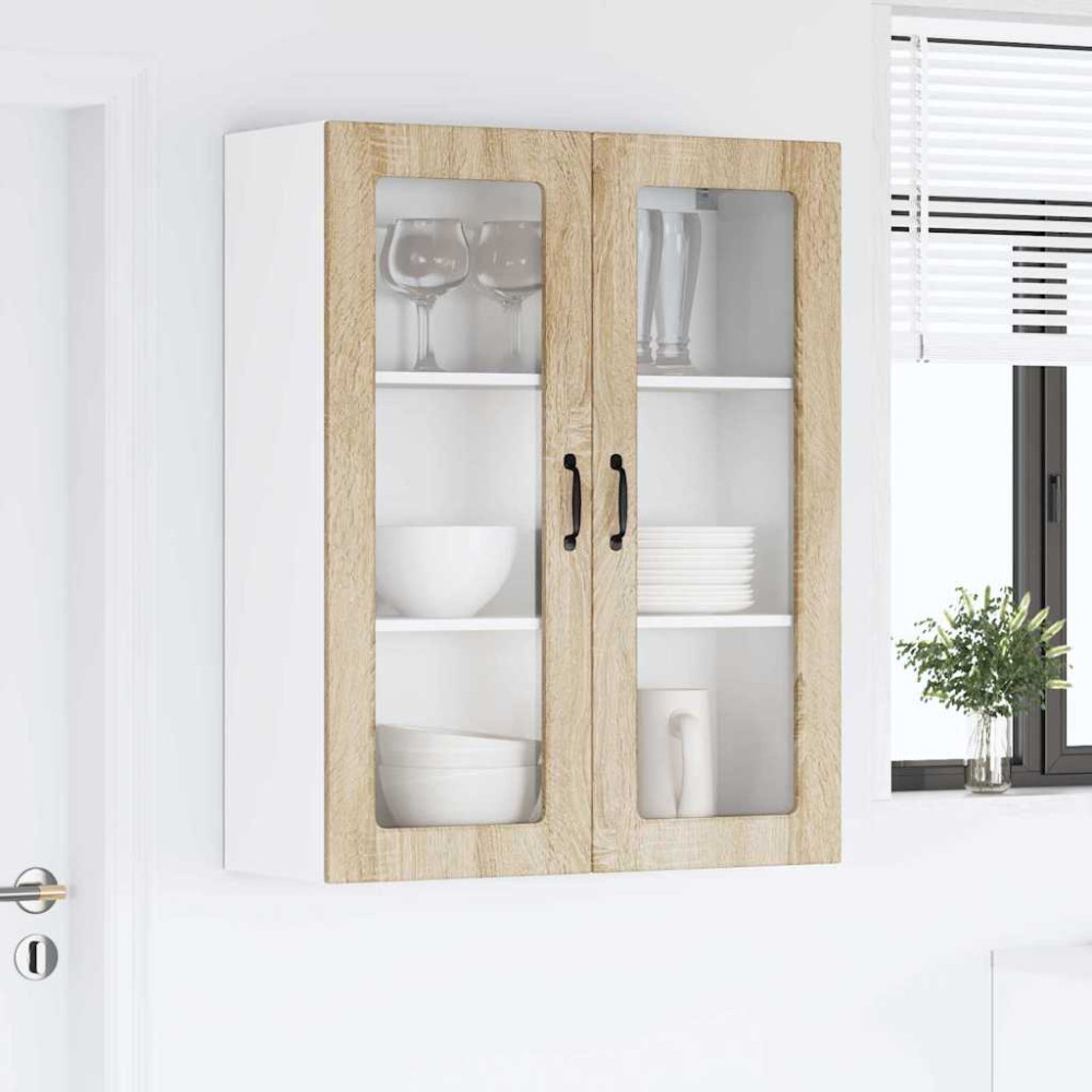 Produktbild för Diskmaskin panel Kalmar Sonoma-ek 80 x 31 x 100 cm