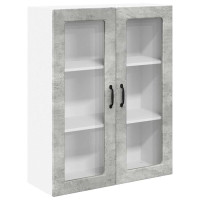 Produktbild för Diskmaskin panel Kalmar Betonggrå 80 x 31 x 100 cm