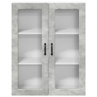 Produktbild för Diskmaskin panel Kalmar Betonggrå 80 x 31 x 100 cm