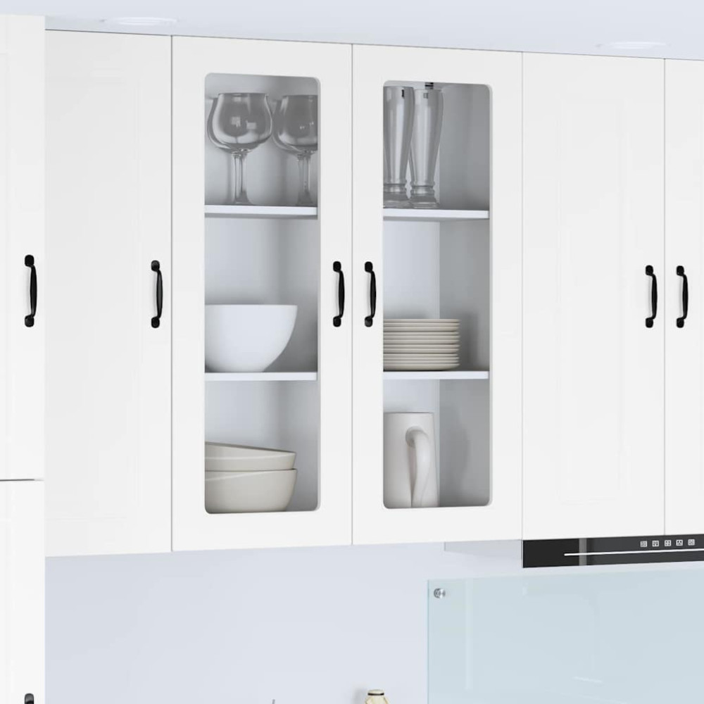 Produktbild för Diskmaskin panel Kalmar Högblanka vita 80 x 31 x 100 cm