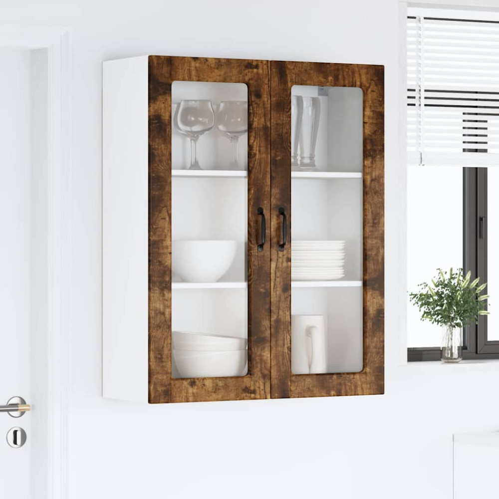 Produktbild för Diskmaskin panel Kalmar Rökt ek 80 x 31 x 100 cm