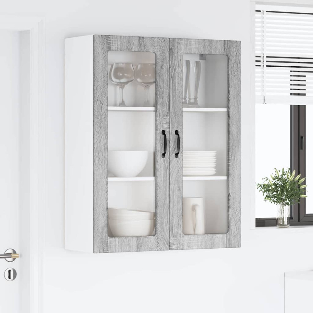 Produktbild för Diskmaskin panel Kalmar Grå Sonoma 80 x 31 x 100 cm