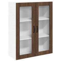 Produktbild för Diskmaskin panel Kalmar Brun Ek 80 x 31 x 100 cm