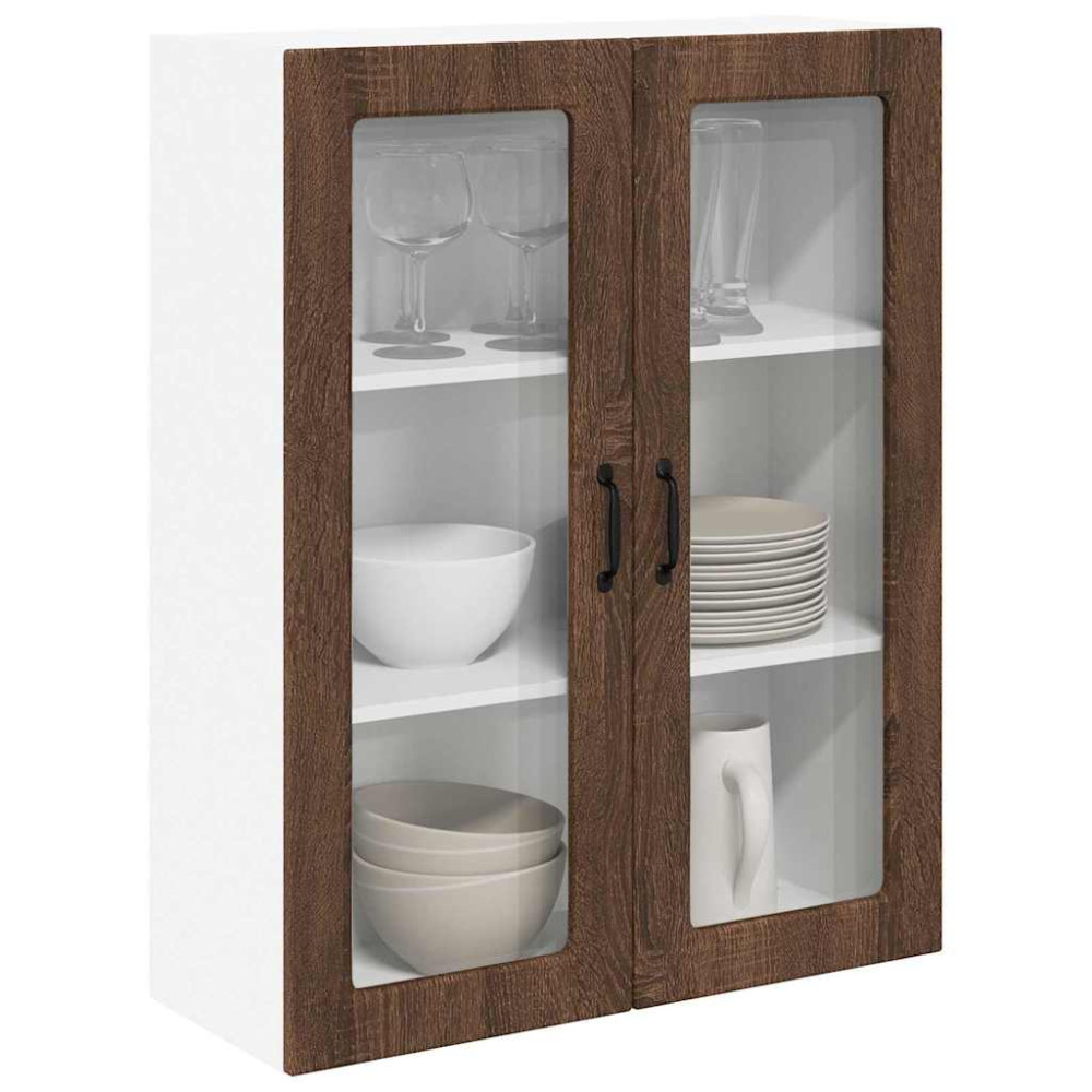 Produktbild för Diskmaskin panel Kalmar Brun Ek 80 x 31 x 100 cm