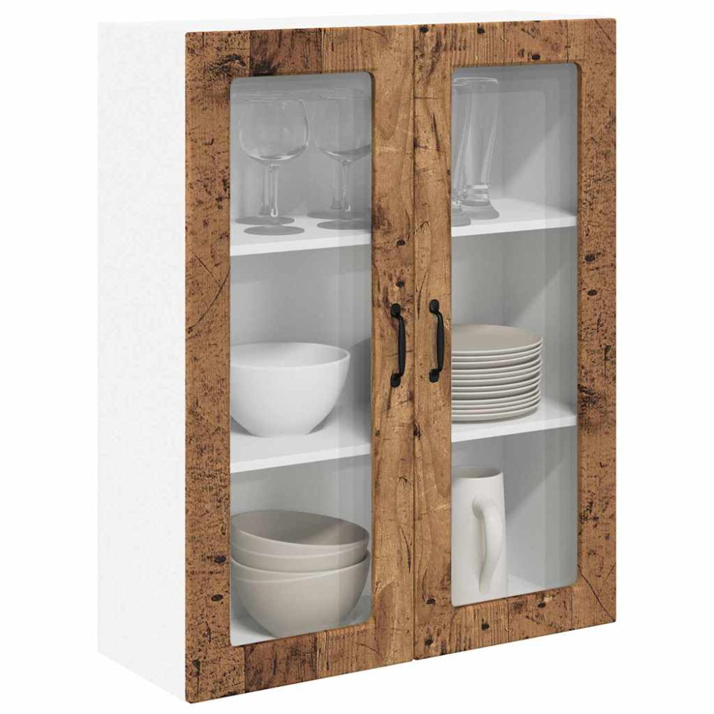 Produktbild för Diskmaskin panel Kalmar Gammalt trä 80 x 31 x 100 cm