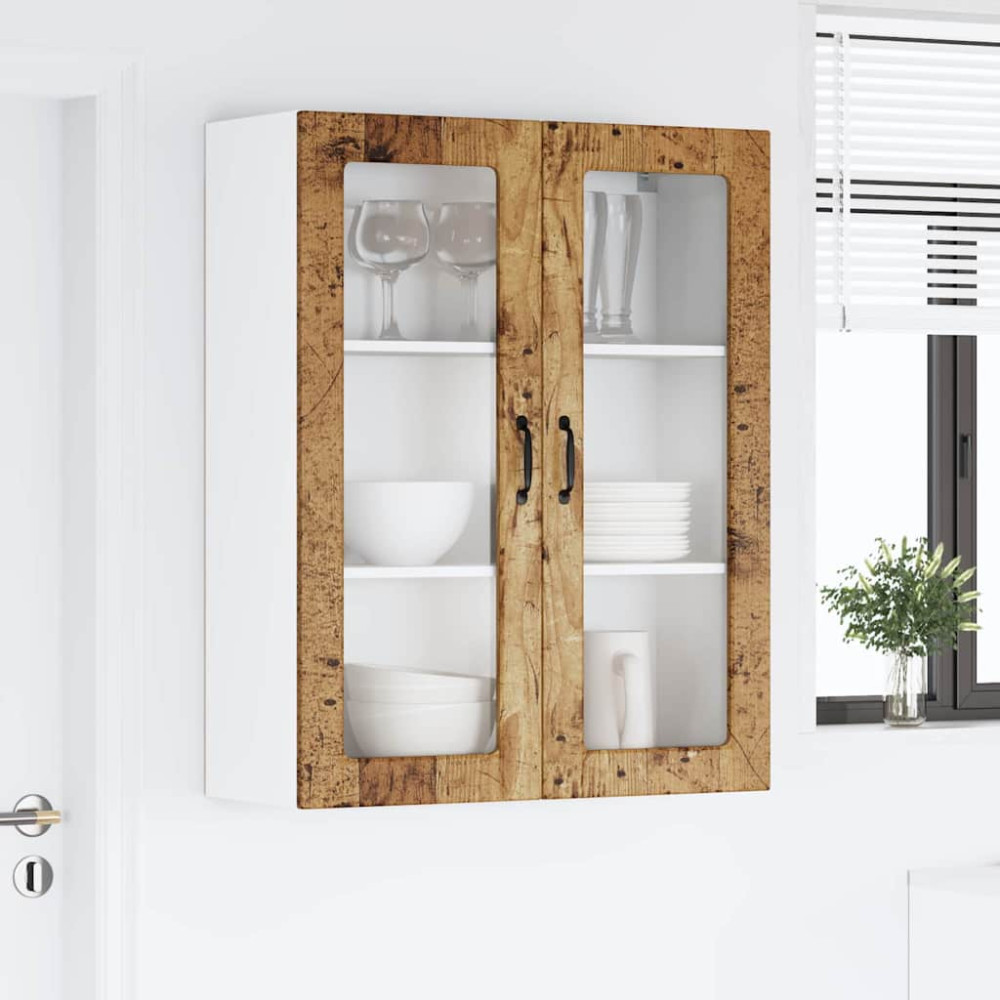 Produktbild för Diskmaskin panel Kalmar Gammalt trä 80 x 31 x 100 cm