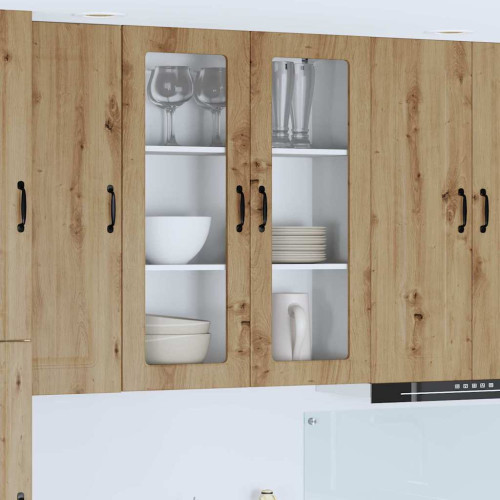 vidaXL Diskmaskin panel Kalmar Artisan Ek 80 x 31 x 100 cm
