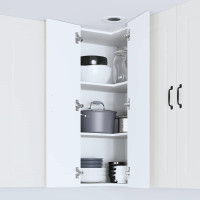 Produktbild för Diskmaskin panel Kalmar Vit 57 x 57 x 100 cm Konstruerat trä