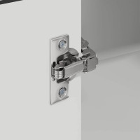 Produktbild för Diskmaskin panel Kalmar Svart 57 x 57 x 100 cm Konstruerat trä