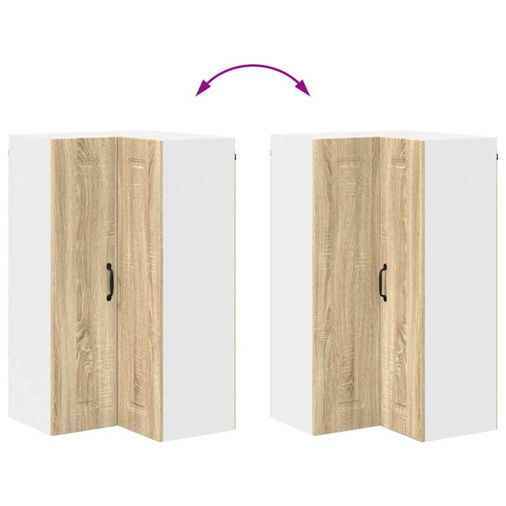 Produktbild för Diskmaskin panel Kalmar Sonoma-ek 57 x 57 x 100 cm