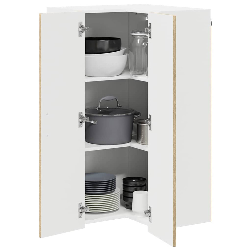 Produktbild för Diskmaskin panel Kalmar Sonoma-ek 57 x 57 x 100 cm