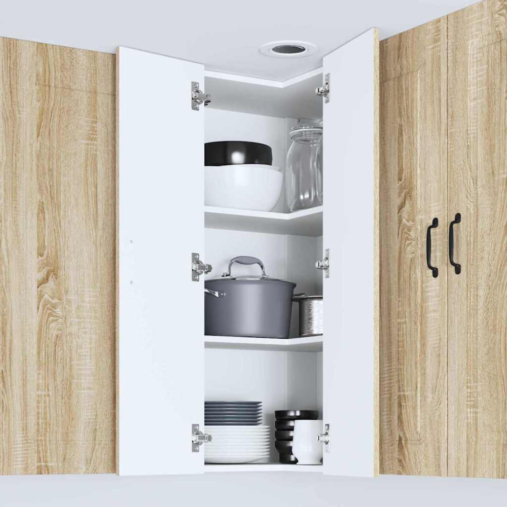 Produktbild för Diskmaskin panel Kalmar Sonoma-ek 57 x 57 x 100 cm