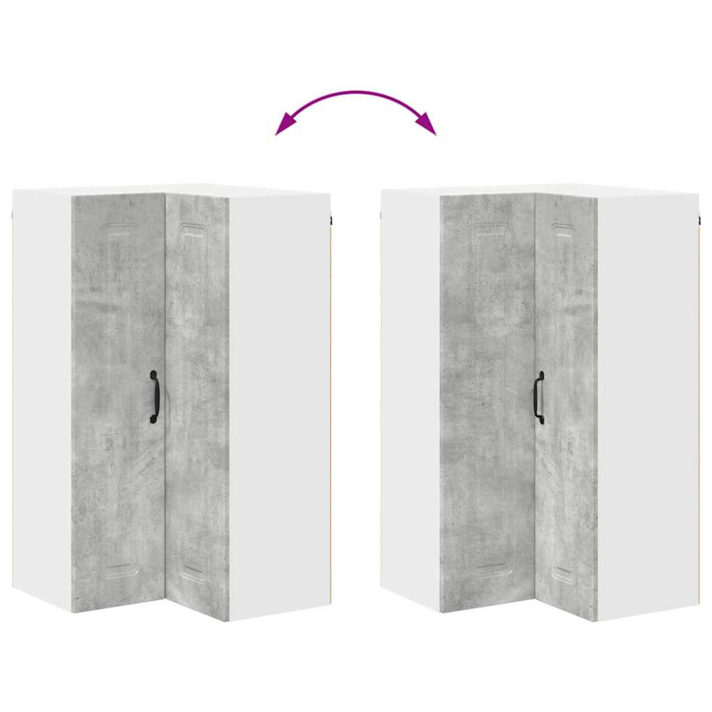 Produktbild för Diskmaskin panel Kalmar Betonggrå 57 x 57 x 100 cm