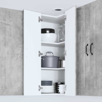 Produktbild för Diskmaskin panel Kalmar Betonggrå 57 x 57 x 100 cm