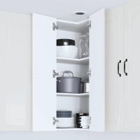 Produktbild för Diskmaskin panel Kalmar Högblanka vita 57 x 57 x 100 cm