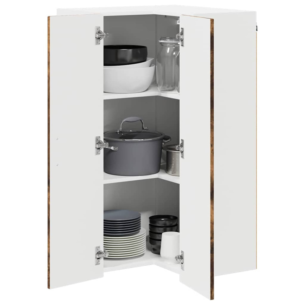Produktbild för Diskmaskin panel Kalmar Rökt ek 57 x 57 x 100 cm