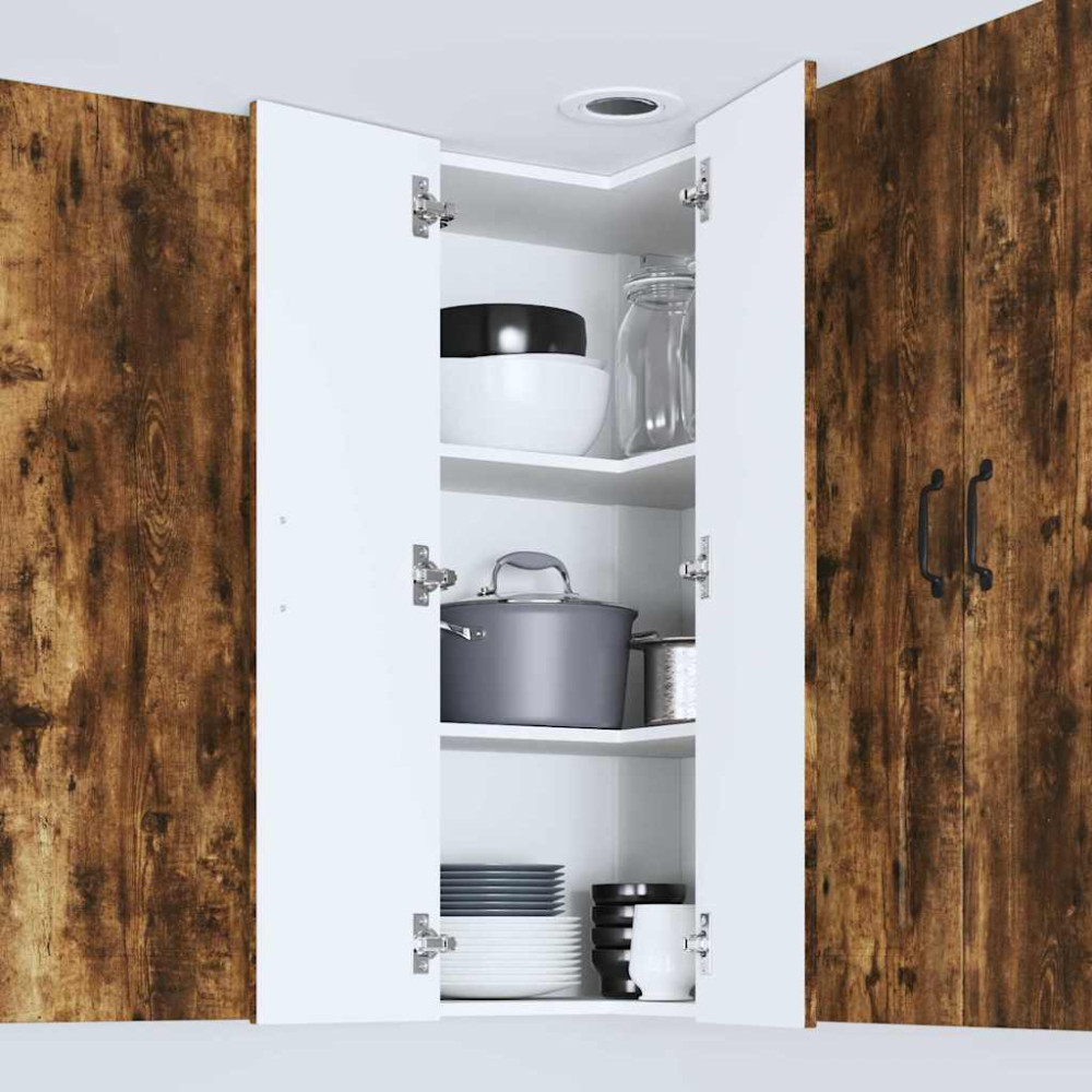 Produktbild för Diskmaskin panel Kalmar Rökt ek 57 x 57 x 100 cm
