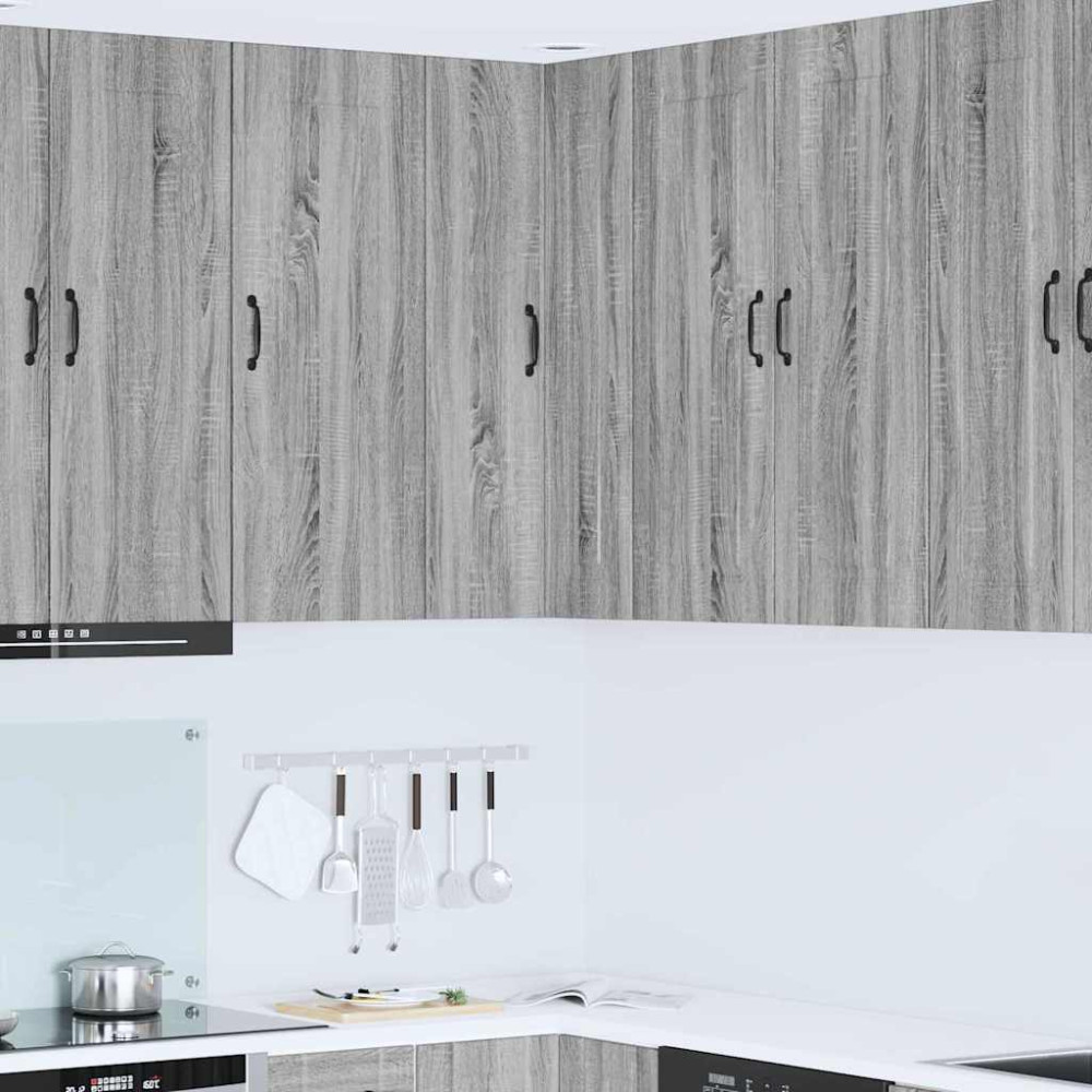Produktbild för Diskmaskin panel Kalmar Grå Sonoma 57 x 57 x 100 cm