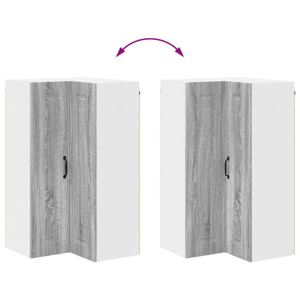 Produktbild för Diskmaskin panel Kalmar Grå Sonoma 57 x 57 x 100 cm