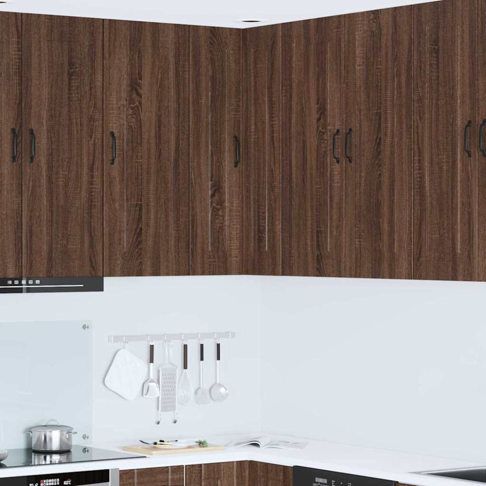 Produktbild för Diskmaskin panel Kalmar Brun Ek 57 x 57 x 100 cm