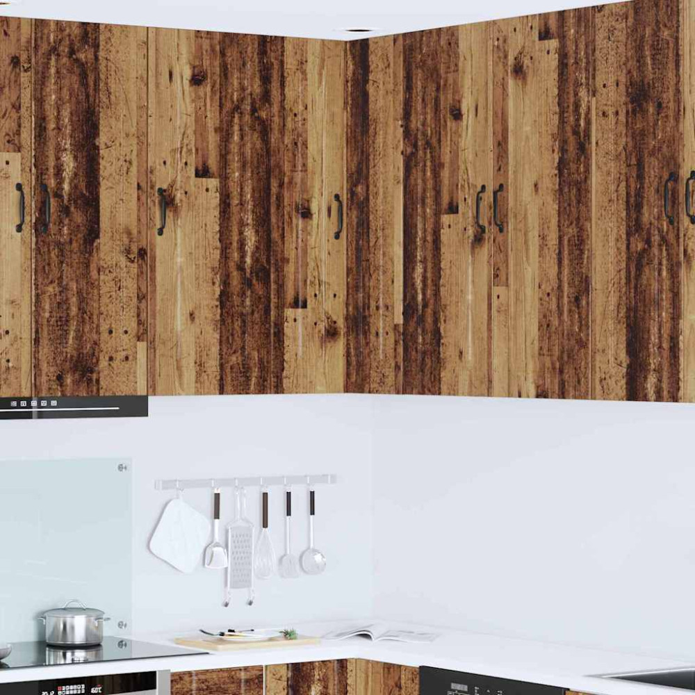 Produktbild för Diskmaskin panel Kalmar Gammalt trä 57 x 57 x 100 cm