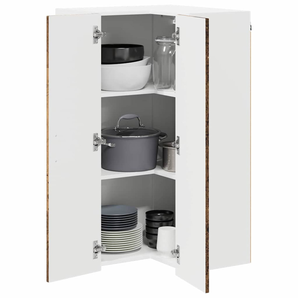 Produktbild för Diskmaskin panel Kalmar Gammalt trä 57 x 57 x 100 cm